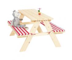 Pinolino® Garten-Kindersitzgruppe »Nicki«, Picknicktisch, BxHxT: 90x79x50 cm