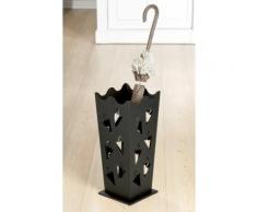 GILDE Schirmständer »Regenschirmständer Schirm, braun« (1 Stück), für Regenschirme, Höhe 50 cm, eckig, aus Metall, mit Motivausstanzung