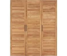 Premium collection by Home affaire Drehtürenschrank »Chamara« aus massivem Eichenholz, in unterschiedlichen Schrankbreiten erhältlich, Höhe 218 cm