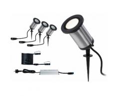 Paulmann LED Gartenstrahler »Outdoor Plug & Shine Starterset Spot Classic«, 3000K 6W 24V IP65