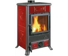 La Nordica Kaminofen »Rossella R1 - liberty bordeaux«, 8,8 kW, Zeitbrand