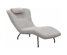 SalesFever Relaxsessel, mit modernem Cord Bezug, gemütliche Relaxliege