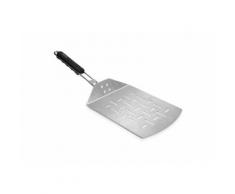 Navaris Backschaufeln, Pizzaschaufel faltbar aus Edelstahl - 44x18,5cm - Faltbare Schaufel mit extragroßer Fläche für Pizza Brot Flammkuchen - auch für Grill