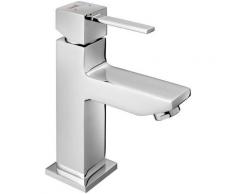 welltime Waschtischarmatur »Trento« Wasserhahn, Einhebelmischer, Badarmatur, eckig