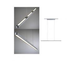 Paulmann LED Deckenleuchte »URail LED Pendel Lento Chrom matt 41W dimmbar«, Schienensystem