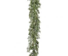 Winterliche Kunstpflanze »Weihnachtsdeko, Weihnachtsgirlande« Zypresse, Creativ deco, Girlande in geeister Optik, Länge 168 cm