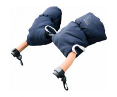 Heitmann Felle Kinderwagen-Handwärmer »Eisbärchen«, Handmuff für den Kinderwagen, Handschuhe mit praktischen Druckknöpfen zur Befestigung, warm und weich