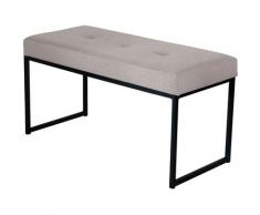 Home affaire Sitzbank »Celine«, Breite 90 oder 150 cm, mit schwarzen Metallbeinen