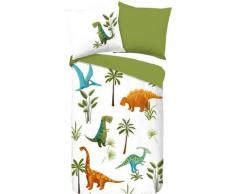Kinderbettwäsche »Jurassic park«, good morning, mit Dinosauriern