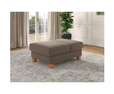 sit&more Polsterhocker »Durness«, mit Klappfunktion, Federkern und hochwertigen Massivholzfüßen