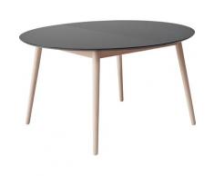 Hammel Furniture Esstisch »Meza by Hammel«, Ø135(231) cm, runde Tischplatte aus MDF/Laminat, Massivholzgestell, inklusive 2 Einlegeplatten, in mehreren Farben erhältlich, dänische Handwerkskunst