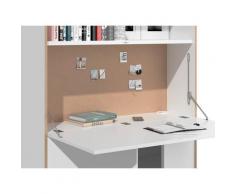 Müller SMALL LIVING Sekretär »FLAI Home-Office kompakt«, wahlweise mit drei verschiedenen Rückwänden: Melamin, magnetisch oder mit 6mm dickem Bulletin Board aus Linoleum für Heftzwecken und Pinnadeln