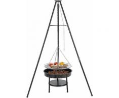 Tepro Holzkohlegrill »Schwenkgrill Cary«, BxTxH: 110x110x162 cm