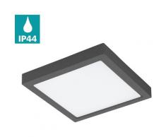 EGLO LED Außen-Deckenleuchte »ARGOLIS«, L30 x H4 x B30 cm / inkl. 1 x LED-Platine (je 22W, 2600lm, 3000K) / Hochwertige Deckenlampe - IP44 spritzwassergeschützt - auch für Außenbereich und Badezimmer - warmweiße Lichtfarbe - sehr flach