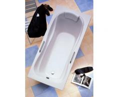 OTTOFOND Badewanne »Jamaica«, (3-tlg), mit Wannenträger, Ablaufgarnitur, Nackenkissen und Griffe