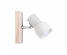 SPOT Light Wandleuchte »Svanty«, Naturprodukt aus Eichenholz, Nachhaltig mit FSC®-Zertifikat, Mit flexiblem Spotkopf, Schirm aus Metall, Passende LM E14, Made in EU