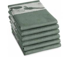 DDDDD Geschirrtuch »Froggy«, (Set, 6-tlg)