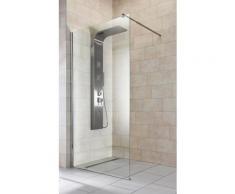 welltime Duschwand »Duschabtrennung«, Sicherheitsglas, Duschabtrennung in 4 verschiedenen Breiten (80-120cm)