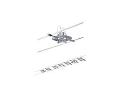 Paulmann LED Deckenleuchte »Seilsystem Mac II Chrom matt mit 7 Spots max. 10W GU5,3«, Seilsystem