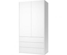 Müller SMALL LIVING Kleiderschrank »Modular Plus Variante 1« Inklusive 3 geräumigen Schubladen