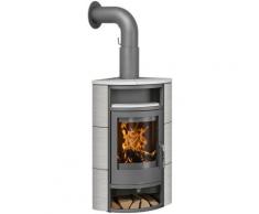 Oranier Kaminofen »Polar Seidenweiß«, 6,5 kW, Zeitbrand