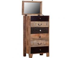 Gutmann Factory Kommode »Puno«, massives Altholz Mango mit Schnitzereien, Shabby Chic, Vintage