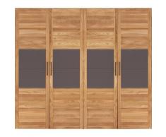 Premium collection by Home affaire Drehtürenschrank »Chamara« aus massivem Eichenholz, in unterschiedlichen Schrankbreiten erhältlich, 218 cm