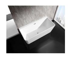 welltime Badewanne »Granada«, (4-tlg), B/T: 160/74 cm, freistehende Wanne
