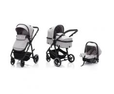 Fillikid Kombi-Kinderwagen »Panther, stone melange«, mit Babyschale Kinderwagen