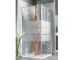 Schulte Eckdusche »Youngline«, BxT: 80x80 cm, Sicherheitsglas, mit Drehtür