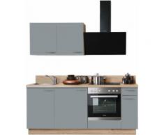 Express Küchen Küchenzeile »Scafa«, ohne E-Geräte, vormontiert, mit Vollauszug und Soft-Close-Funktion, Breite 200 cm