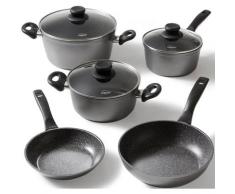 STONELINE Topf-Set, Aluminium, (Set, 5-tlg), Induktion