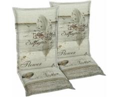 GO-DE Sesselauflage, (Set, 2 St)