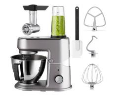 WMF Küchenmaschine KÜCHENminis® One for All Edition, dunkelgrau, 430 W, 3 l Schüssel, mit Gratis Fleischwolf