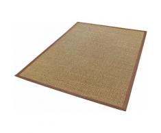 Sisalteppich »Mara S2 mit Bordüre, Wunschmaß«, Dekowe, rechteckig, Höhe 5 mm, Flachgewebe, Obermaterial: 100% Sisal, Wohnzimmer