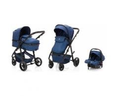 Fillikid Kombi-Kinderwagen »Panther, blau/melange«, mit Babyschale Kinderwagen