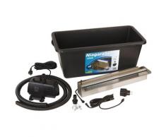 Ubbink Wasserfall »Niagara 60 LED«, 60 cm Breite, (Set, Wasserfall mit 20 LEDs Pumpe: 3.900 l/h, 2-m-Schlauch Becken: 65 l)