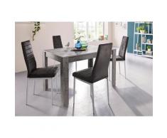 my home Essgruppe »0«, (Set, 5-tlg), mit Esstisch »Lynn«, Breite 120 cm und 4 x Stuhl »Kate«