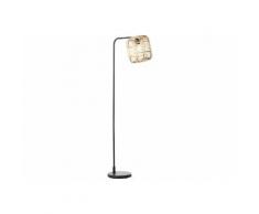 Brilliant Leuchten Stehlampe, Crosstown Standleuchte 1flg holz hell/schwarz