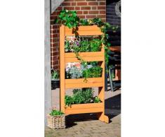 dobar Kräuterspirale »Kräuterregal«, BxTxH: 55x40x125 cm, mit 4 Pflanzkästen