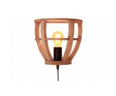 Brilliant Leuchten Matrix Wood Wandspot antik holz/schwarz korund