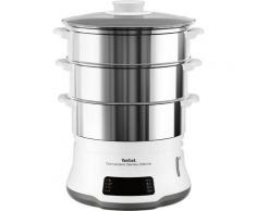 Tefal Dampfgarer VC502D Convenient Series Deluxe, 900 W, Touchscreen, 8 Programme, Garen auf 3 Ebenen, Behälter aus Edelstahl