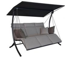 Angerer Freizeitmöbel Hollywoodschaukel »Swing Smart sand«, 3-Sitzer, Bettfunktion, wetterfest