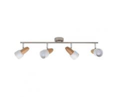 SPOT Light Deckenleuchte »Julieta«, Mit flexiblem Spotkopf, Schirm aus Metall, Passende LM E14, Made in EU