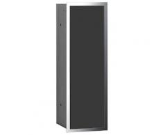 Emco Schrankmodule »Asis 150 Bürstengarnitur-Modul Unterputz« chrom/schwarz (495 mm)