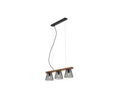 Briloner Leuchten Pendelleuchte »4077-035«, Pendellampe Metall Holz höhenverstellbare Lampe