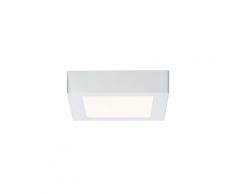Paulmann LED Deckenleuchte »Lunar Panel eckig 170x170 mm 11W Weiß matt Alu«