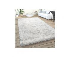 Hochflor-Teppich »Akumal 930«, Paco Home, rechteckig, Höhe 60 mm, Shaggy, besonders weich durch Softgarn, Uni-Farben, ideal im Wohnzimmer & Schlafzimmer