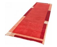 Läufer »India«, LUXOR living, rechteckig, Höhe 20 mm, Teppich-Läufer, reine Wolle, handgeknüpft, mit Bordüre, ideal im Flur & Schlafzimmer