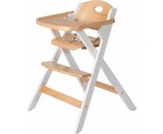 roba® Hochstuhl »Klapphochstuhl, natur/weiß«, klappbar